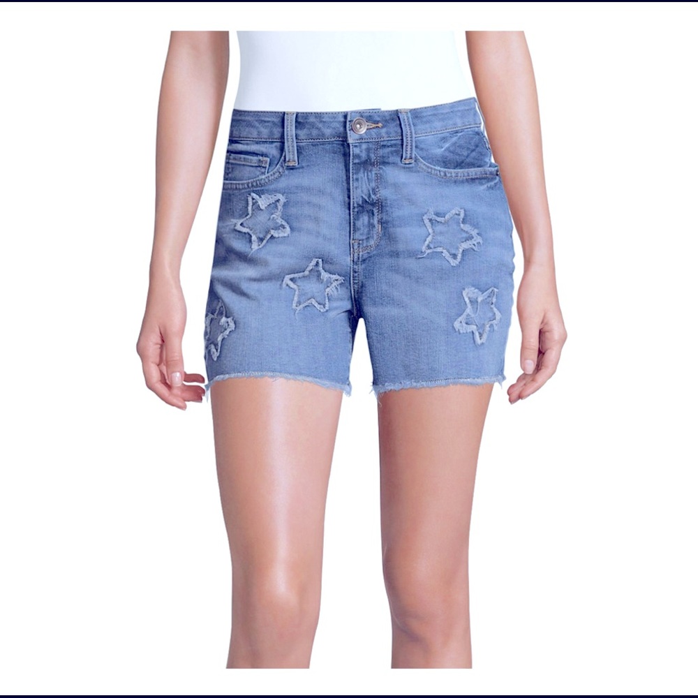 NEW ANA Denim Jean Shorts Blue Size 2 Women’s - Picture 2 of 15